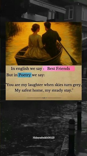 Best Friends Turn Feelings Into Poetry