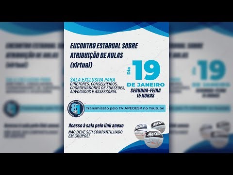 Encontro Estadual Sobre Atribuição de Aulas