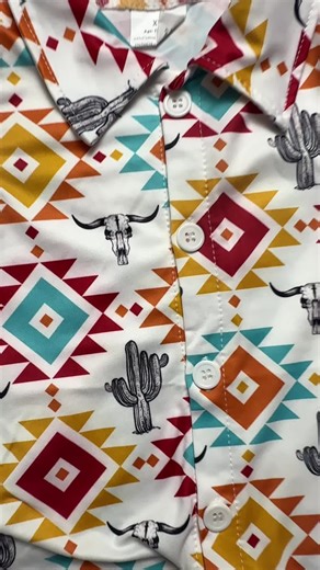 Western Aztec Short Sleeve Skull T-shirts for Boys