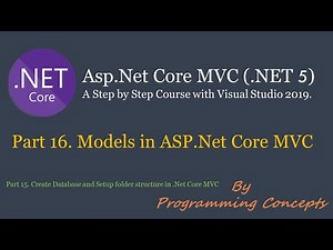 Part 16. Models in ASP .NET Core MVC | Connect to SQL Database Without Entity Framework in .NET Core