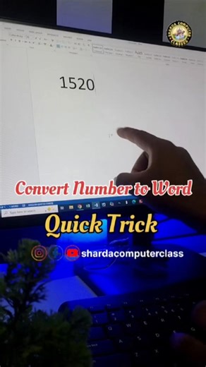 Convert Numbers to Words in MS Word ✨ | Amount in Rupees 💰 | MS Word Tips & Tricks 2025 🔥" Aniket Kumar #viral #insta #india #msword #word #tutorial #computer #post | Aniket Kumar
