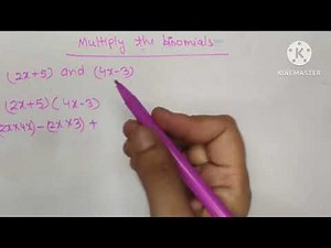 CBSE Class 8 Algebra | Multiplication of Binomials | NCERT Question Solution