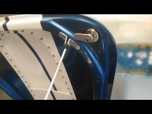 Ac cobra rebuild bonnet stay.