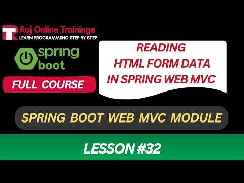 Complete Spring Boot Tutorial | Handle HTML Forms in Web MVC
