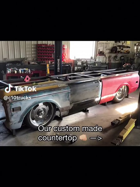 Custom C10 desk #c10 #c10trucks