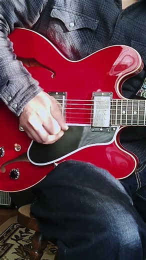 Playing…Jazz blues.Gibson ES−335 faded cherry♪