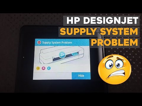 HP DESIGNJET SUPPLY SYSTEM PROBLEM | Troubleshooting HP T230
