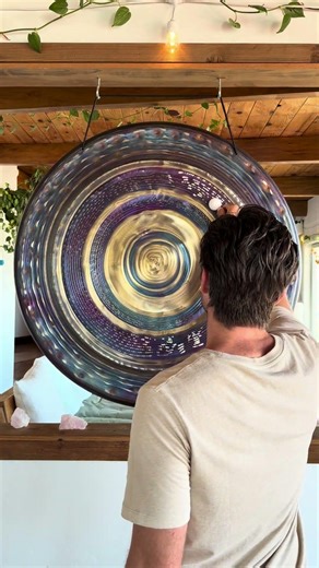 40” Grotta Sonora Gong (B) 🌙 Sleep-Inducing Overtones with Friction Mallet