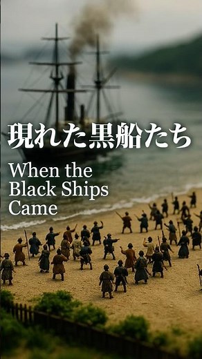 1853年、浦賀沖。静かな湾に、黒い船が現れた――この瞬間、日本の歴史が大きく動き始める。
