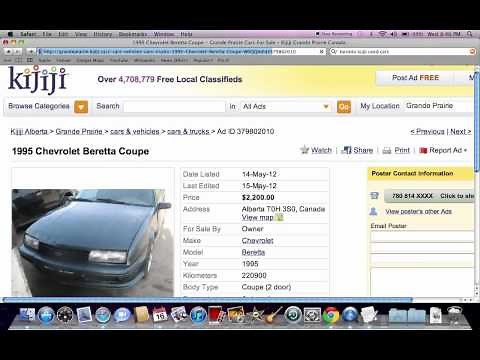 Kijiji Grande Prairie Used Cars and Trucks - Under $5000 Deals Available in 2012