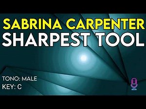 Sabrina Carpenter - Sharpest Tool - Karaoke Instrumental - Male