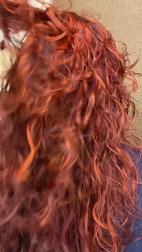 Highlight season ! Cooper highlights in this red looks so pretty , gives it some dimension and brightens it . #fyp #fyp #fypシ