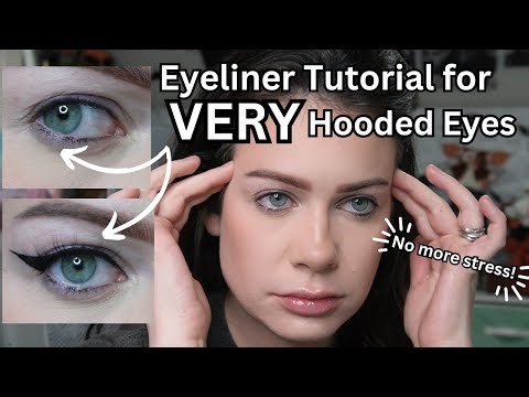 How to Apply Eyeliner on VERY Hooded Eyes