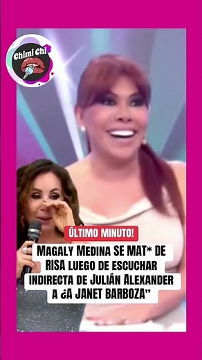 Magaly Medina mocks Ethel's husband's indirect comment to Janet Barboza