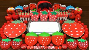 155K views · 220 shares | Special Series RED STRAWBERRY Slime | Mixing Random Things into GLOSSY Slime ! Satisfying Slime Video #red #strawberry #slime #asmr | Slime Slime | Facebook