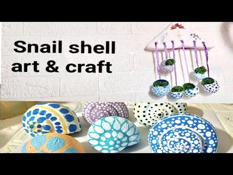 Snail shell art & Craft 🐚 @RRdrawin #art #artandcraft #painting 