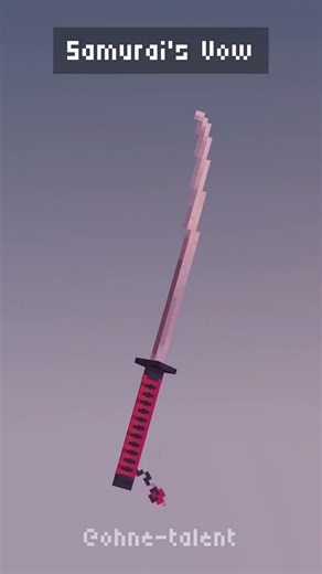 Katana Texture Pack for Minecraft | 02 #blockbench #minecraft