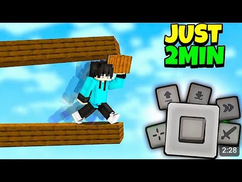 How to Learn Fast Bridging In Minecraft PE!! 🔥 || Noob To Pro guide || In hindi