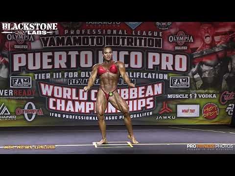 2021 IFBB Professional League Puerto Rico Pro Women’s Bodybuilding Top 3 Posing–1st Nadia Capotosto