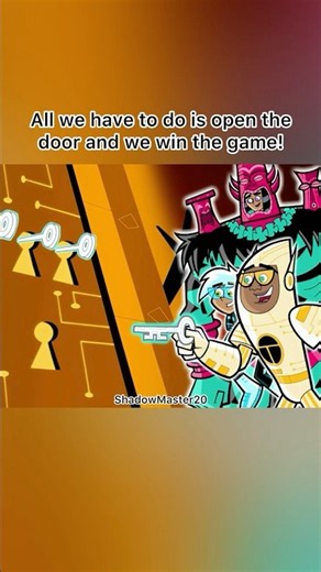 Danny Phantom All we have to is open the door and we win the game! #dannyphantom