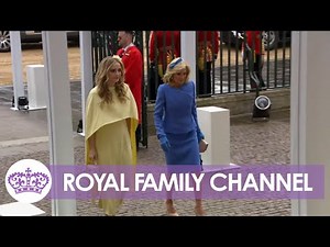 Graceful Jill Biden Arrives with Beautiful Granddaughter | King's Coronation