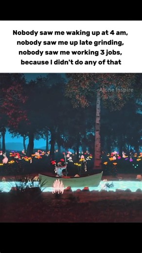 Nobody saw me waking up at 4 am #motivational #quotes #peace #relatable #english #life