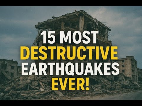 15 MOST DESTRUCTIVE EARTHQUAKES EVER!