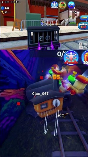 How to get Purple Train Level 4 Badge In Morph World! TRAIN MAZE