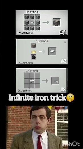Minecraft Infinite Iron Trick