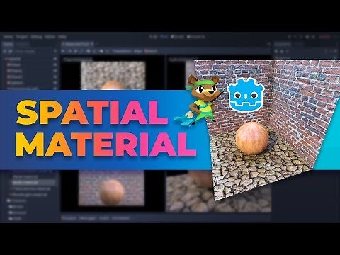 Intro to the 3D PBR Material in Godot (Spatial material tutorial)