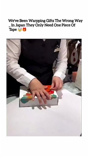 ONLY FUN on Instagram: "Japanese Secret to One-Tape Gift Wrapping 🎁✨ Stop wrapping your gifts the old way and master the legendary Japanese "Diagonal Wrapping" technique, often used in high-end department stores like Takashimaya. This mesmerizing method, which uses only one single piece of tape, is not just about speed—it is an art form rooted in the Japanese philosophy of efficiency and precision. By placing the box diagonally and using specific "pull-and-fold" movements, you can wrap any rect