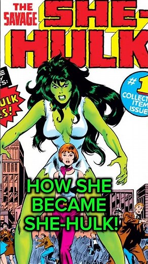 Wait, THIS is how She-Hulk was born? #marvel #shehulk #comicfacts