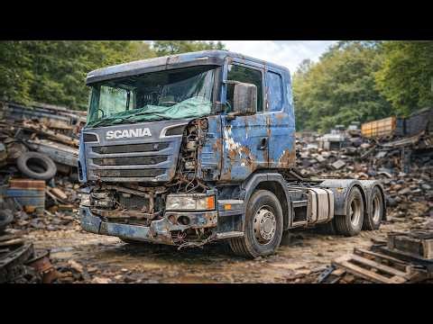 3.3 Million KM Scania Truck Full Restoration | From Worn-Out Beast to Road Legend
