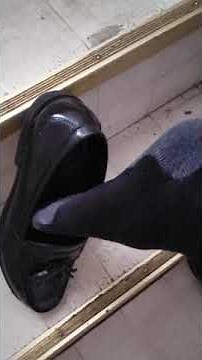 loafers slip on and off loose on the stairs