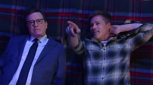 Brad Pitt and Stephen Colbert ponder life's greatest mysteries