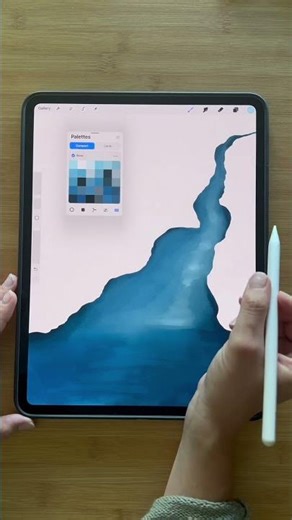 Easy procreate tutorial #procreatetutorials #procreate #beginnerarttips