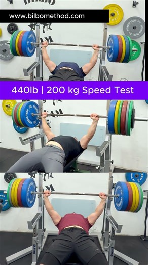 bench press speed work RESULTS💪 440 LBS 200 KG Bench Press|