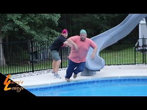 Kevin Pushes Joe in Psycho Dad's Pool