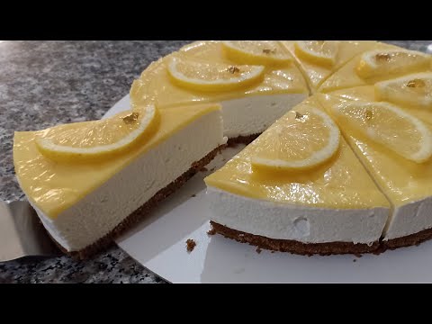 Easy No-Bake Lemon Cheesecake Recipe!!