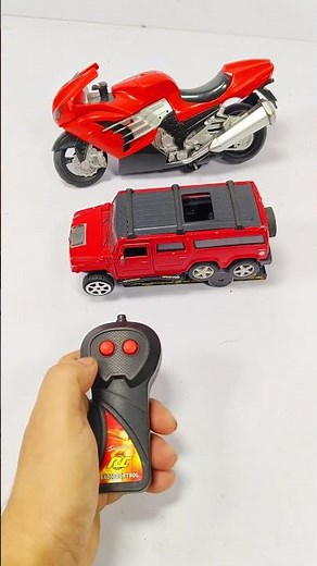 DC motor RC car Powered by Remote control / Unboxing Remote control car / Upgrade RC car / DC motor