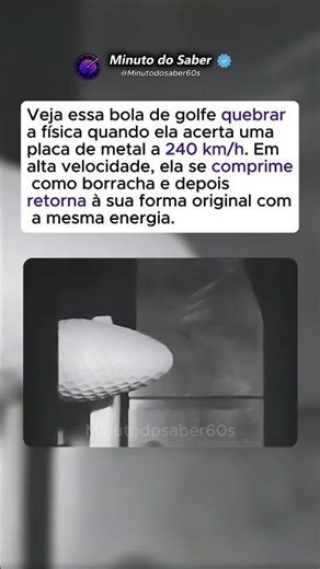 Uma Bola De Golf A 240 Km/h... Em Câmera Lenta 💥😳