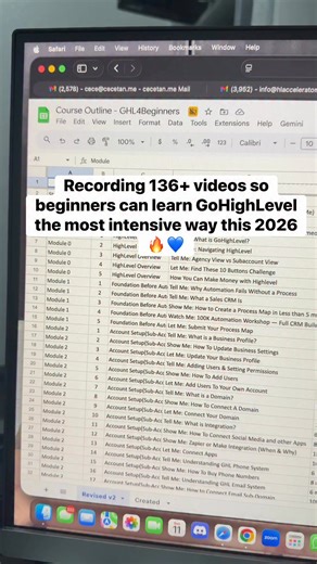 This is officially the most organized way to learn GHL as a beginner. 2026 beginners—you won’t have to wonder where to start or dig through YouTube University ever again. | Jay-cee Tan