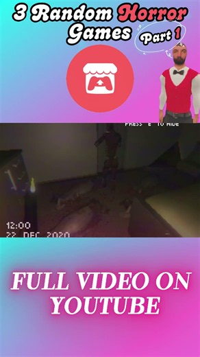 3 Random Horror Games | Part 1 (Short)