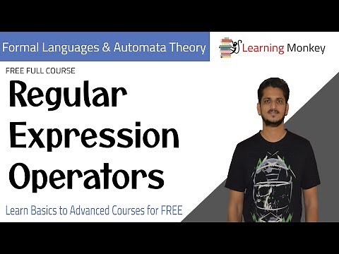 Regular Expression Operators || Lesson 28 || Finite Automata || Learning Monkey ||