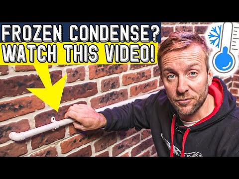 How to STOP your condense pipe freezing