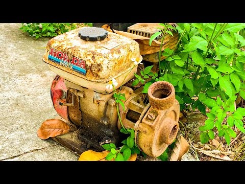 Restoring Old Broken HONDA GX120 Engine // Comprehensive Restoration Of Gasoline Engine Water Pumps