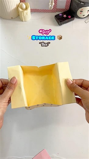 Diy Storage🍋Box 📦 | #diy #craft #shorts #ytshorts