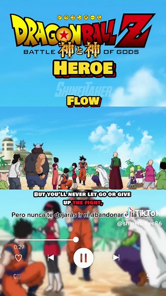 Dragon Ball Z Battle of Gods: Hero English Opening