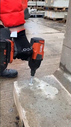 #shorts Hilti HUS screw anchor install