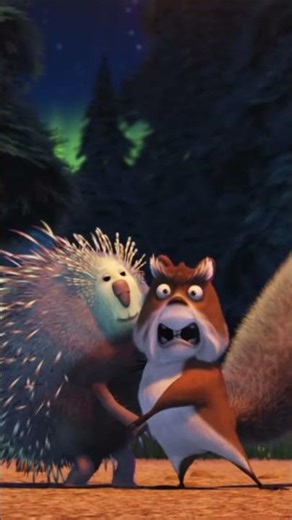 Open season characters dancing to down under